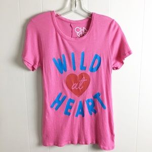 Chaser Pink Wild at Heart Tee